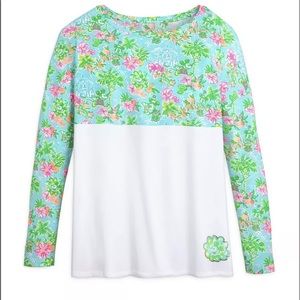 Disney Parks x Lilly Pulitzer Mickey & Minnie Finn Long Sleeve T-Shirt